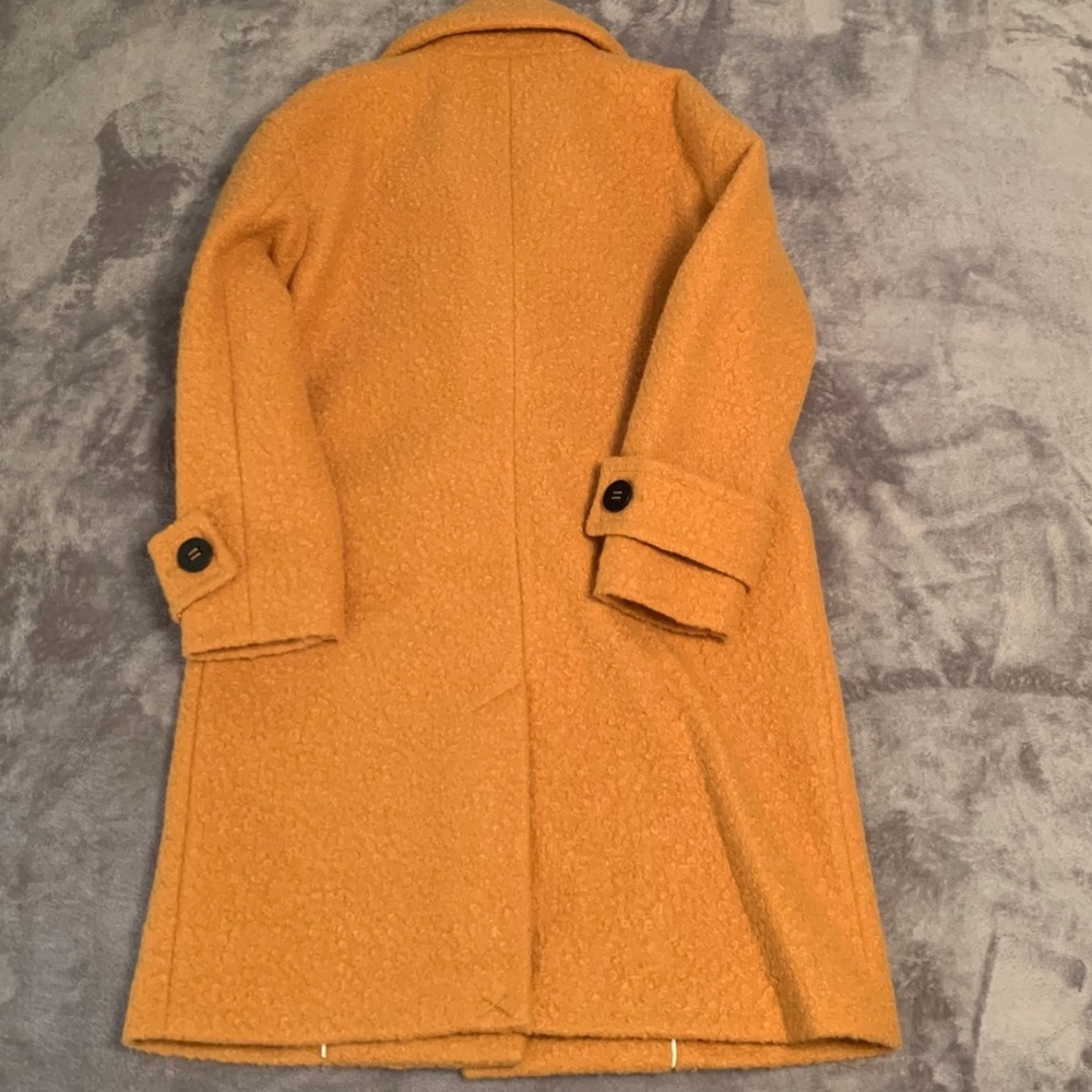 BCBGMAXAZRIA: MARIGOLD BUTTON OVERSIZED PEACOAT - Picture 5 of 12